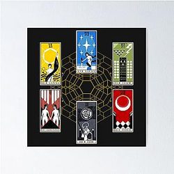 Signalis Affiche des cartes de Tarot