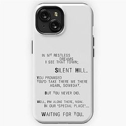 Silent Hill - Mary's Letter (Text) iPhone Tough Case
