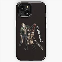Silent Hill 2 - Pyramid Head & James Sunderland Design Color iPhone Tough Case
