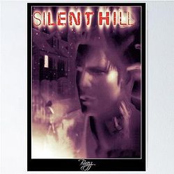Silent Hill 1 - Ps1 Original Art Box Cover (NA Version) Poster