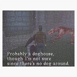 Silent Hill 1 Harry Mason Probably A Doghouse Meme Jigsaw Puzzle