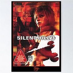 Silent Hill 3 - JAP Ps2 Original Box Art (Neon) Poster