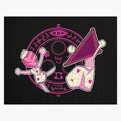 silent hill nurse and pyramidhead Jigsaw Puzzle