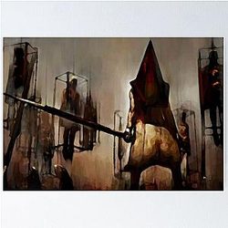 Silent Hill 2 - Pyramid Head 3  Poster