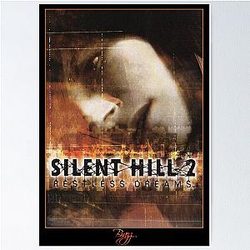 Silent Hill 2 - Xbox Original Box Art Cover (Red Cover)  Poster