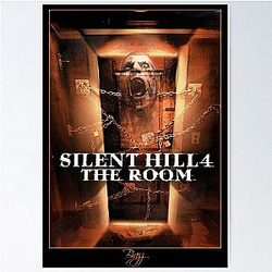Silent Hill 4 The Room - Ps2 Box Art Cover (Orignial) Poster