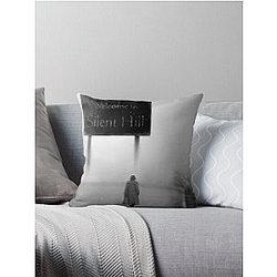 Welcome To Silent Hill Throw Pillow
