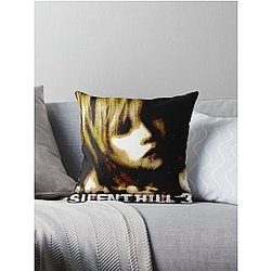 Silent Hill 3 Classic T-Shirt.png Throw Pillow