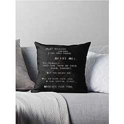 Silent Hill - Mary's Letter Throw Pillow