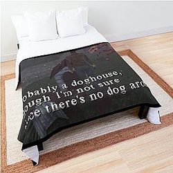 Silent Hill 1 Harry Mason Probably A Doghouse Meme Comforter