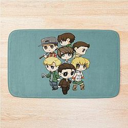 Protagonists of Silent Hill Bath Mat