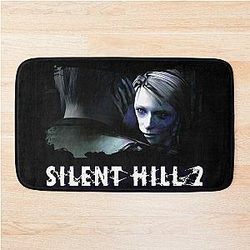 SILENT HILL 2 - Maria and James with logo Bath Mat