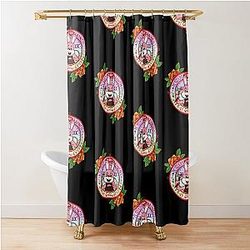 Robbie the Rabbit - Silent Hill 3 (Pastel Rainbow Version) Shower Curtain