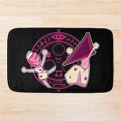 silent hill nurse and pyramidhead Bath Mat
