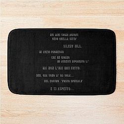 Silent Hill 2 - Mary's Letter Italian Text Bath Mat