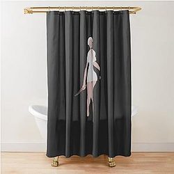 Silent Hill Nurse Minimalist Shower Curtain