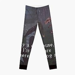 Silent Hill 1 Harry Mason Probably A Doghouse Meme Leggings