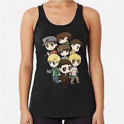 Protagonists of Silent Hill Racerback Tank Top