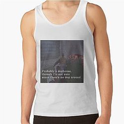Silent Hill 1 Harry Mason Probably A Doghouse Meme Tank Top