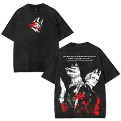 Fox Mask Silent Hill PTTT1605 Washed T-shirt
