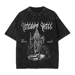 Graphic Design PTTT1008 Washed  Silent Hill T-Shirts
