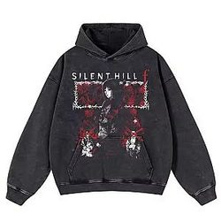 Vintage Pattern PTTT1008 Washed  Silent Hill Hoodies