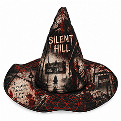 Silent Hill Halloween Quilted Witch Hat NTT1109 Silent Hill Hats & Caps