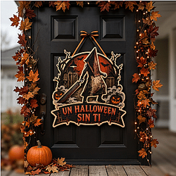 Un Halloween Sin Ti Pyramid Head LA1509 Silent Hill Wooden Door Sign