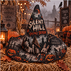 Haunted Streets DTNK1809 Silent Hill Halloween Quilted Witch Hat