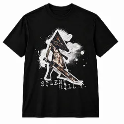 Silent Hill 2 Green Horror Japanese Graphic T-Shirt NTT1410 Silent Hill T-Shirts