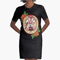 Robbie the Rabbit - Silent Hill 3 (Yellow version) Graphic T-Shirt Dress