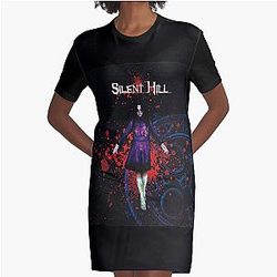 Alessa Silent Hill Graphic T-Shirt Dress