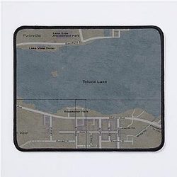 Silent hill map Mouse Pad