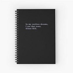 Silent Hill 2 - In my restless dreams Spiral Notebook