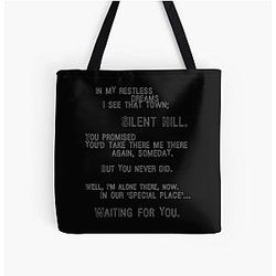 Silent Hill - Mary's Letter (Text) All Over Print Tote Bag