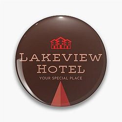 Silent Hill Lakeview Hotel Advertisement Pin