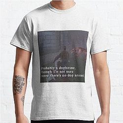 Silent Hill 1 Harry Mason Probably A Doghouse Meme Classic T-Shirt
