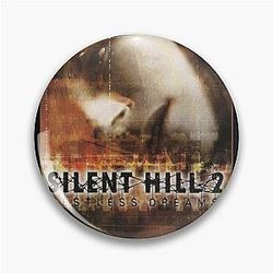 Silent Hill 2 - Xbox Original Box Art Cover (Red Cover)  Pin