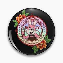 Robbie the Rabbit - Silent Hill 3 (Pastel Rainbow Version) Pin