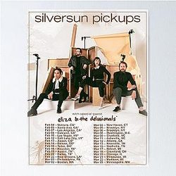 SilverSun Pickups Tour Dates 2020 Menahan Poster