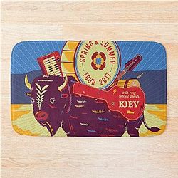 Silversun Pickups Summer Tour 2017 Bath Mat
