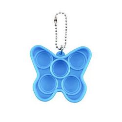 Butterfly Keychain Simple Dimple Fidget Toy Pop It