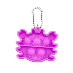 Crab Keychain Simple Dimple Fidget Toy Pop It