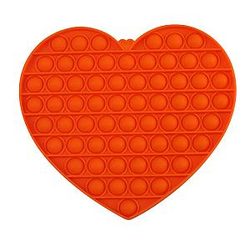 Jumbo Heart Shape Simple Dimple Fidget Toy Pop It