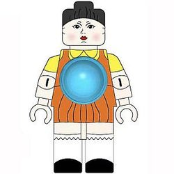 Squid Game Character Simple Dimple Pop It Toy
