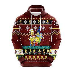 Simpsons  Family Christmas Noel Hoodie Blue – Cute Thanksgiving Gift