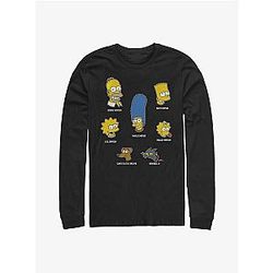 The Simpsons Long Sleeves - The Simpsons Family Faces Long-Sleeve T-Shirt