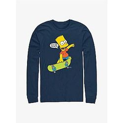 The Simpsons Long Sleeves - The Simpsons Bart Eat My Shorts Long-Sleeve T-Shirt