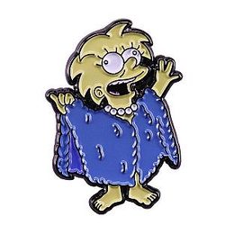 The Simpsons Pins - The Simpsons Blue Feather Coat Pin