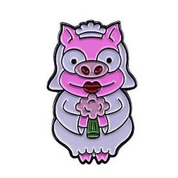 The Simpsons Pins - The Simpsons Pig Bride Pin